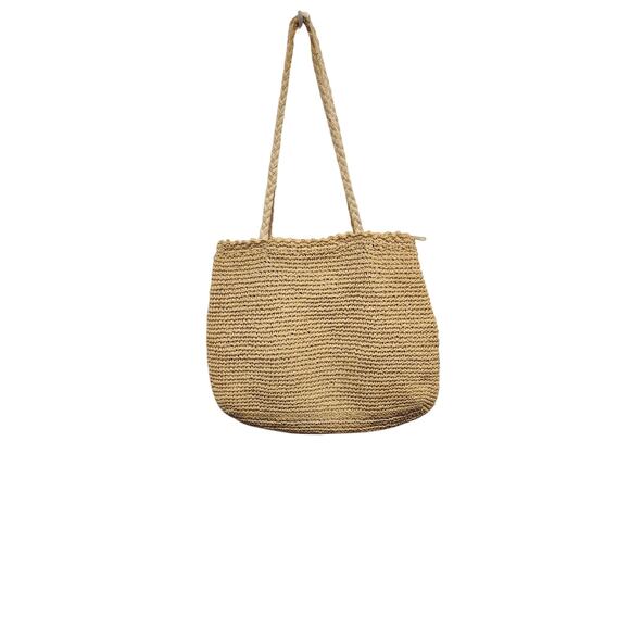 Cappelli Straworld Watermelon Embroidered Straw Tote Bag Summer Purse - Picture 9 of 11